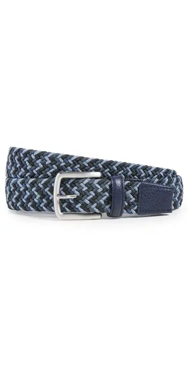 Faherty Stretch Woven Belt Blue Multi S | Thumbnail 1 Faherty Stretch Woven Belt Blue Multi S | Thumbnail 1