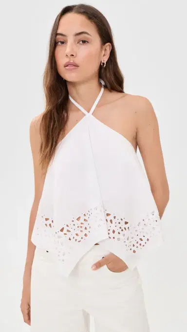 A.L.C. A. .C. Aleia Top White | Thumbnail 2 A.L.C. A. .C. Aleia Top White | Thumbnail 2
