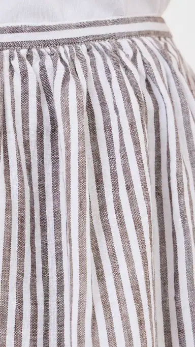 Alex Mill Charlie Linen Skirt Espresso/ | Thumbnail 6 Alex Mill Charlie Linen Skirt Espresso/ | Thumbnail 6