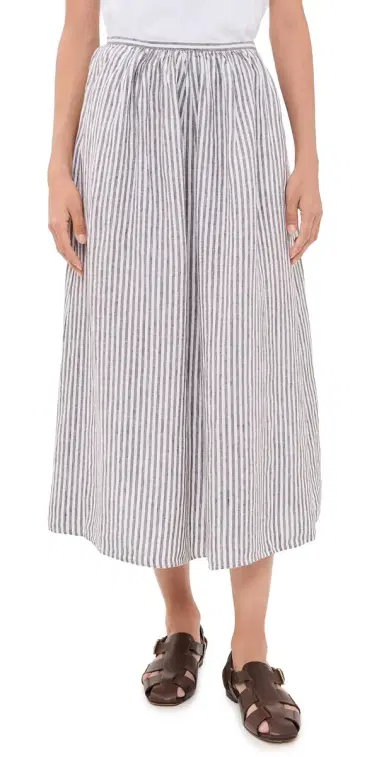 Alex Mill Charlie Linen Skirt Espresso/ | Thumbnail 1 Alex Mill Charlie Linen Skirt Espresso/ | Thumbnail 1