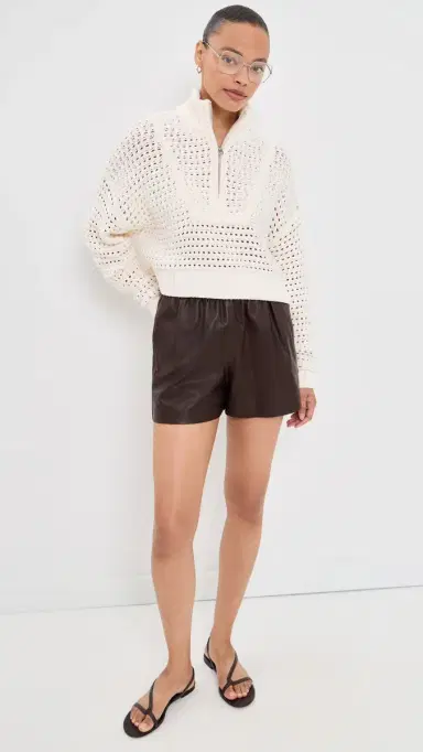 STAUD Cropped Hampton Sweater | Thumbnail 5 STAUD Cropped Hampton Sweater | Thumbnail 5