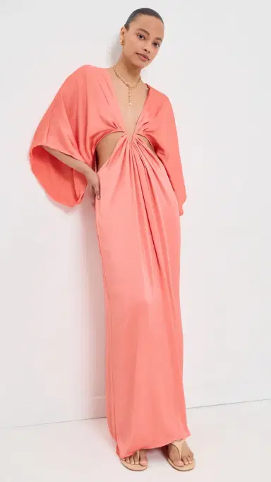 Ramy Brook Tove Dress Coral | Thumbnail 2 Ramy Brook Tove Dress Coral | Thumbnail 2