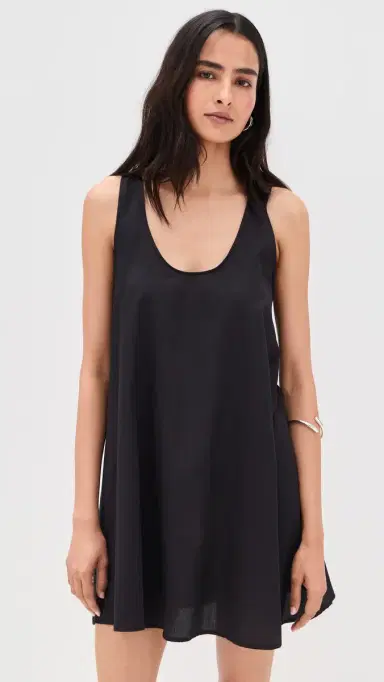 Leset Yoko Mini Tank Dress Black | Thumbnail 2 Leset Yoko Mini Tank Dress Black | Thumbnail 2