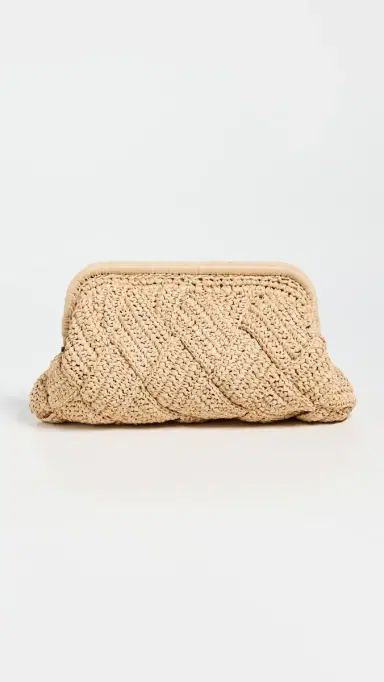 BTB Los Angeles GiGi Frame Clutch Natural One Size | Thumbnail 2 BTB Los Angeles GiGi Frame Clutch Natural One Size | Thumbnail 2