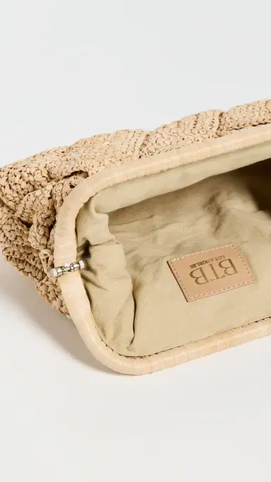 BTB Los Angeles GiGi Frame Clutch Natural One Size | Thumbnail 6 BTB Los Angeles GiGi Frame Clutch Natural One Size | Thumbnail 6