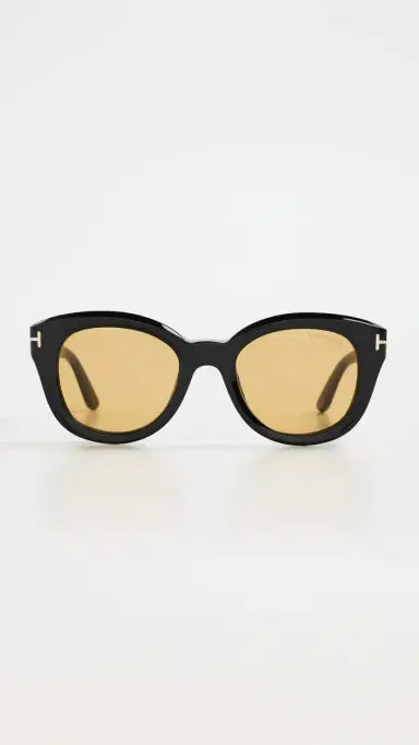 Tom Ford Nika-02 Sunglasses Shiny Black One Size | Thumbnail 2 Tom Ford Nika-02 Sunglasses Shiny Black One Size | Thumbnail 2