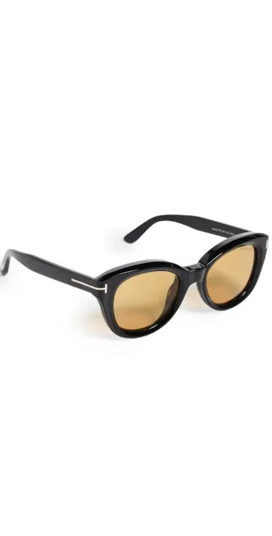 Tom Ford Nika-02 Sunglasses Shiny Black One Size | Thumbnail 1 Tom Ford Nika-02 Sunglasses Shiny Black One Size | Thumbnail 1