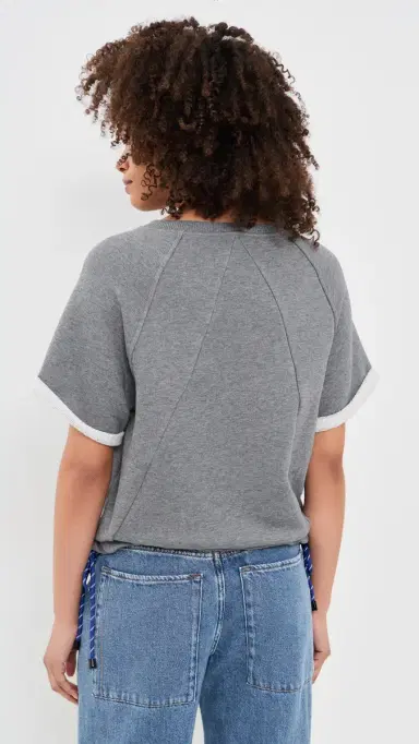 rag & bone Vintage Terry Tee Heather | Thumbnail 3 rag & bone Vintage Terry Tee Heather | Thumbnail 3