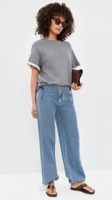 rag & bone Vintage Terry Tee Heather | Thumbnail 5 rag & bone Vintage Terry Tee Heather | Thumbnail 5
