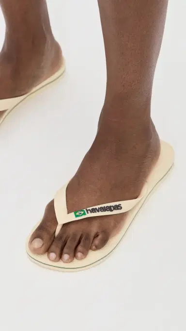 Havaianas Brazil Logo Flip Flops Buttercream 6 | Thumbnail 3 Havaianas Brazil Logo Flip Flops Buttercream 6 | Thumbnail 3