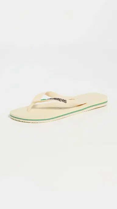 Havaianas Brazil Logo Flip Flops Buttercream 6 | Thumbnail 5 Havaianas Brazil Logo Flip Flops Buttercream 6 | Thumbnail 5