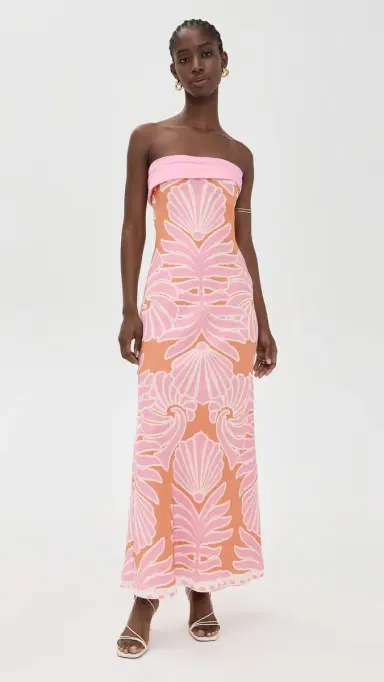 Seven Wonders Sarra Maxi Dress Brodie Pink | Thumbnail 2 Seven Wonders Sarra Maxi Dress Brodie Pink | Thumbnail 2
