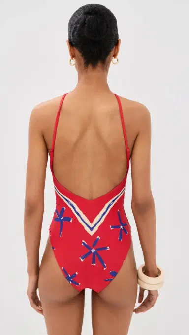 Staud Cadence One Piece Painted Foulard L | Thumbnail 3 Staud Cadence One Piece Painted Foulard L | Thumbnail 3