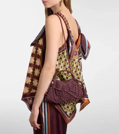 ALÉMAIS Alémais Macrame Small top-handle bag | Thumbnail 4 ALÉMAIS Alémais Macrame Small top-handle bag | Thumbnail 4