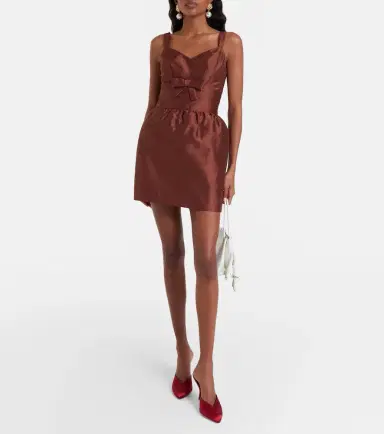 Shushu/Tong Bow-detail minidress | Thumbnail 3 Shushu/Tong Bow-detail minidress | Thumbnail 3