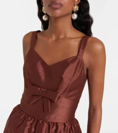 Shushu/Tong Bow-detail minidress | Thumbnail 4 Shushu/Tong Bow-detail minidress | Thumbnail 4