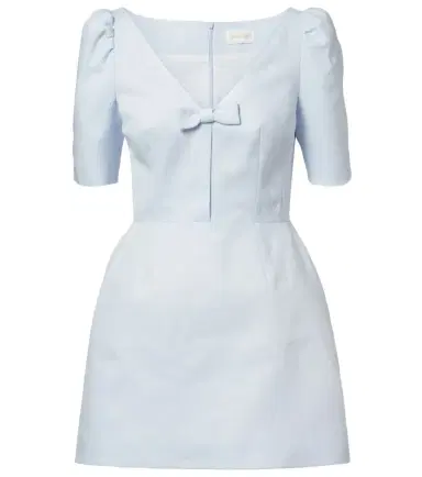 SHUSHU/TONG Bow-detail linen minidress | Thumbnail 1 SHUSHU/TONG Bow-detail linen minidress | Thumbnail 1