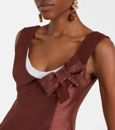 Shushu/Tong Bow-detail mini dress | Thumbnail 5 Shushu/Tong Bow-detail mini dress | Thumbnail 5