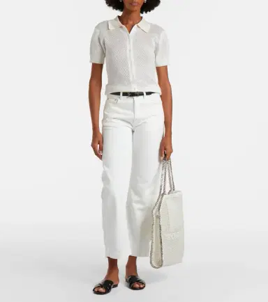 Stella McCartney Falabella Medium mesh tote bag | Thumbnail 4 Stella McCartney Falabella Medium mesh tote bag | Thumbnail 4