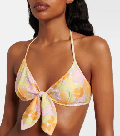 Chloé Chloé Bow-detail floral bikini top | Thumbnail 2 Chloé Chloé Bow-detail floral bikini top | Thumbnail 2