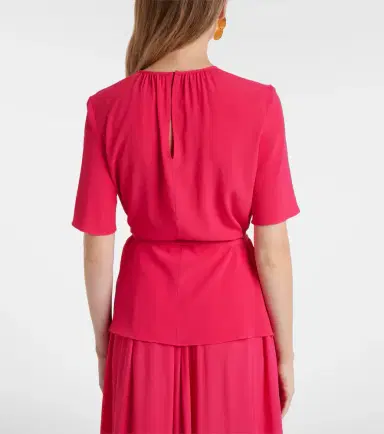 Joseph Libby belted crêpe blouse | Thumbnail 2 Joseph Libby belted crêpe blouse | Thumbnail 2