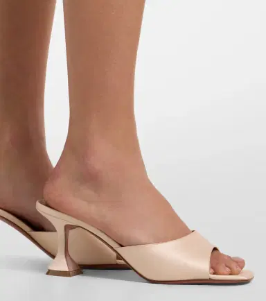 Amina Muaddi Lupita satin mules | Thumbnail 6 Amina Muaddi Lupita satin mules | Thumbnail 6