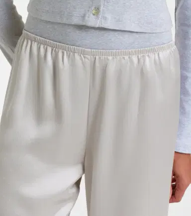 Leset Barb satin wide-leg pants | Thumbnail 2 Leset Barb satin wide-leg pants | Thumbnail 2