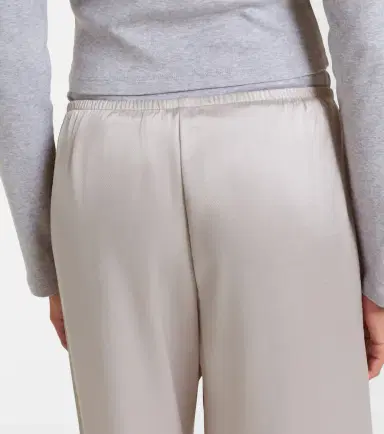 Leset Barb satin wide-leg pants | Thumbnail 3 Leset Barb satin wide-leg pants | Thumbnail 3