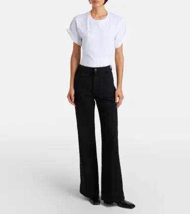 Victoria Beckham Tilly cotton jersey T-shirt | Thumbnail 5 Victoria Beckham Tilly cotton jersey T-shirt | Thumbnail 5
