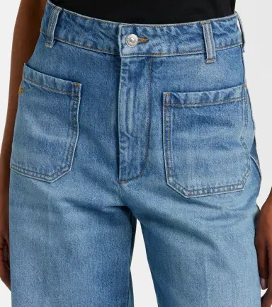 Victoria Beckham Alina faded wide-leg jeans | Thumbnail 4 Victoria Beckham Alina faded wide-leg jeans | Thumbnail 4