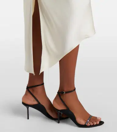Victoria Beckham Kyra draped midi dress | Thumbnail 5 Victoria Beckham Kyra draped midi dress | Thumbnail 5
