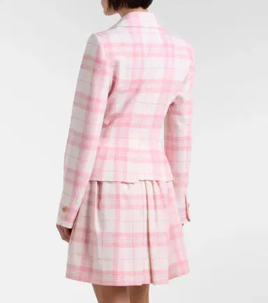 Vivienne Westwood Checked wool-blend blazer | Thumbnail 4 Vivienne Westwood Checked wool-blend blazer | Thumbnail 4