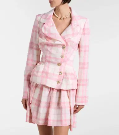 Vivienne Westwood Checked wool-blend blazer | Thumbnail 5 Vivienne Westwood Checked wool-blend blazer | Thumbnail 5