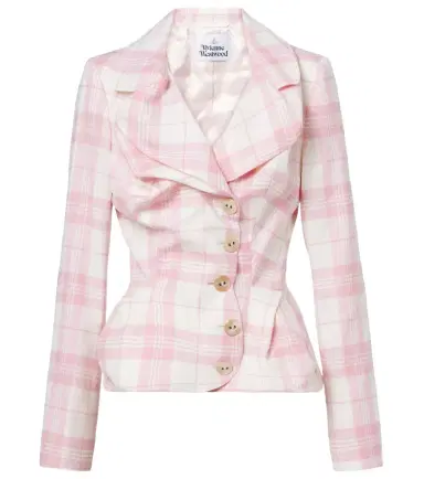 Vivienne Westwood Checked wool-blend blazer | Thumbnail 1 Vivienne Westwood Checked wool-blend blazer | Thumbnail 1