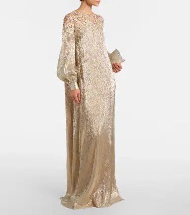 Oscar de la Renta Embellished silk-blend gown | Thumbnail 2 Oscar de la Renta Embellished silk-blend gown | Thumbnail 2