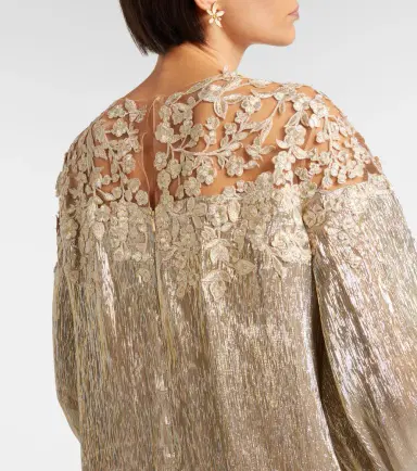 Oscar de la Renta Embellished silk-blend gown | Thumbnail 5 Oscar de la Renta Embellished silk-blend gown | Thumbnail 5