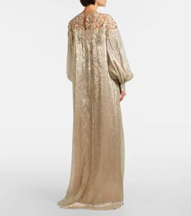 Oscar de la Renta Embellished silk-blend gown | Thumbnail 7 Oscar de la Renta Embellished silk-blend gown | Thumbnail 7