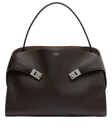 Ferragamo Hug Soft Medium leather shoulder bag | Thumbnail 1 Ferragamo Hug Soft Medium leather shoulder bag | Thumbnail 1