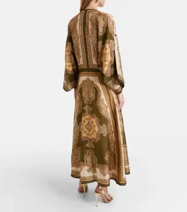 Zimmermann Mahon paisley silk midi dress | Thumbnail 6 Zimmermann Mahon paisley silk midi dress | Thumbnail 6
