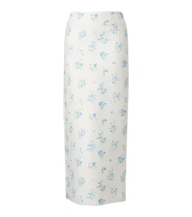 SHUSHU/TONG Floral cotton and silk slip skirt | Thumbnail 1 SHUSHU/TONG Floral cotton and silk slip skirt | Thumbnail 1