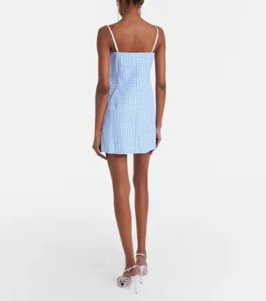 SHUSHU/TONG Gingham cotton minidress | Thumbnail 2 SHUSHU/TONG Gingham cotton minidress | Thumbnail 2