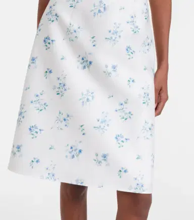 SHUSHU/TONG Floral halterneck cotton minidress | Thumbnail 2 SHUSHU/TONG Floral halterneck cotton minidress | Thumbnail 2