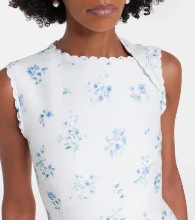 SHUSHU/TONG Floral cotton and silk minidress | Thumbnail 5 SHUSHU/TONG Floral cotton and silk minidress | Thumbnail 5
