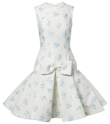 SHUSHU/TONG Floral cotton and silk minidress | Thumbnail 1 SHUSHU/TONG Floral cotton and silk minidress | Thumbnail 1