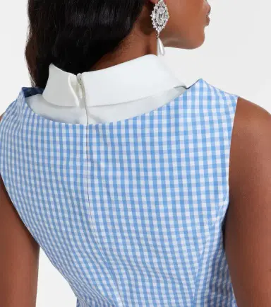 SHUSHU/TONG Gingham cotton minidress | Thumbnail 5 SHUSHU/TONG Gingham cotton minidress | Thumbnail 5