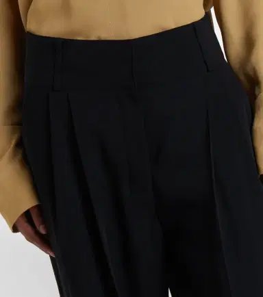 TOTEME Pleated cotton wide-leg pants | Thumbnail 2 TOTEME Pleated cotton wide-leg pants | Thumbnail 2