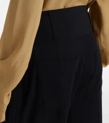 TOTEME Pleated cotton wide-leg pants | Thumbnail 4 TOTEME Pleated cotton wide-leg pants | Thumbnail 4