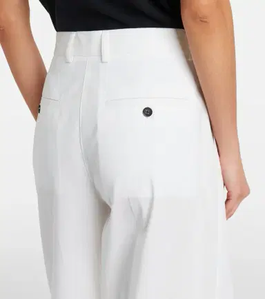 TOTEME Pleated cotton wide-leg pants | Thumbnail 4 TOTEME Pleated cotton wide-leg pants | Thumbnail 4