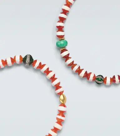 Ileana Makri Set of 2 18kt gold and sterling silver beaded bracelets with gemstones | Thumbnail 2 Ileana Makri Set of 2 18kt gold and sterling silver beaded bracelets with gemstones | Thumbnail 2