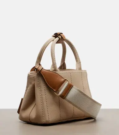 Prada Jardinière Mini canvas top-handle bag | Thumbnail 2 Prada Jardinière Mini canvas top-handle bag | Thumbnail 2
